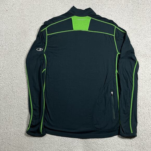 Icebreaker GT Merino 1/4 Zip Pullover Men S 200 Merino Wool L Base Layer Outdoor - Picture 5 of 16